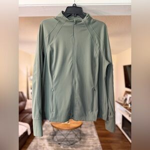 Avia Sage Green Full-Zip Utility Jacket